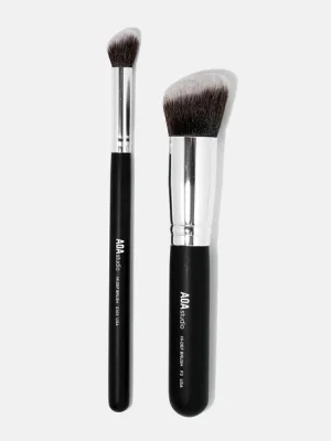 Duo Brochas Kabuki Angular Aoa Studio - F3 y E103
