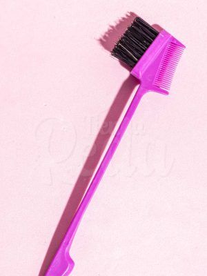 Cepillo + Peine 2 en 1 Para Cejas o Baby Hair - Morado