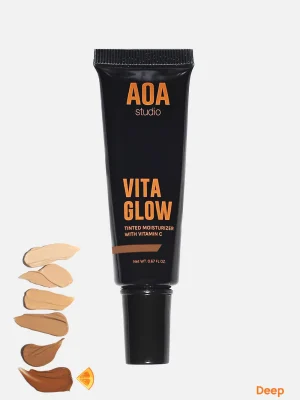 Tinta En Crema Hidratante Con Color Vita Glow Aoa Studio - Deep