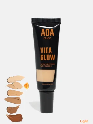Tinta En Crema Hidratante Con Color Vita Glow Aoa Studio -Light