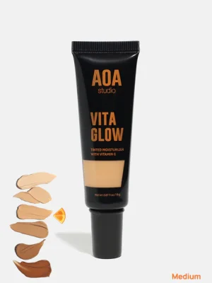Tinta En Crema Hidratante Con Color Vita Glow Aoa Studio - Medium