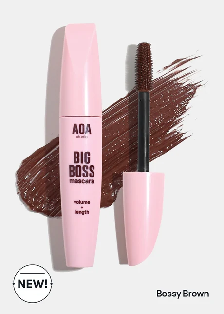 Rimel Mascara De Pesta?as Big Boos Aoa Studio – Tono Bossy Brown